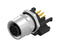 AMPHENOL CONEC 43-01334 Sensor Connector, M12, Female, 8 Positions, PCB Socket, Straight Panel Mount
