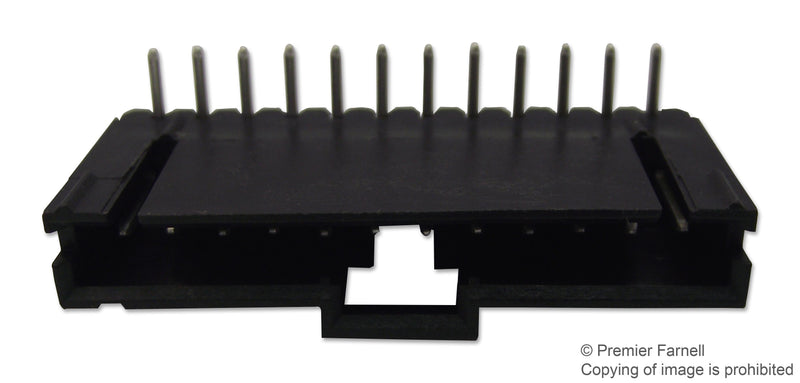 AMP - TE CONNECTIVITY 6-103634-5 Pin Header, Wire-to-Board, 2.54 mm, 1 Rows, 16 Contacts, Through Hole Right Angle, AMPMODU MTE
