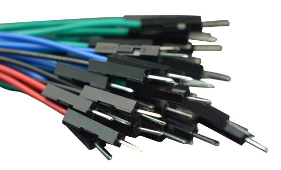 DFROBOT FIT0010 Breadboard Jumper Wire, Arduino (M/M), Includes 4 Different Length 200mm, 165mm, 125mm, 80mm