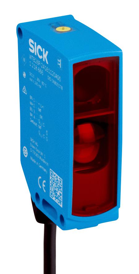 SICK WTB26I-1H161120A00 Photoelectric Sensor, 2m, NPN/PNP/Push Pull, Background Suppression/Proximity, Cable, W26 Series