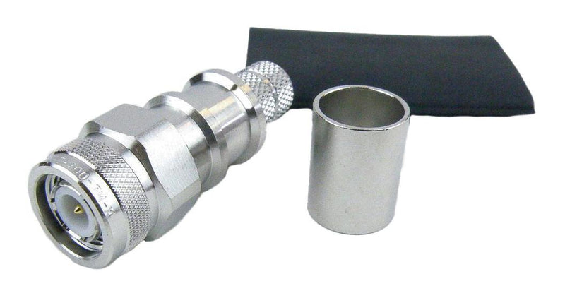 FAIRVIEW MICROWAVE EZ-400-TM-X RF COAX CONN, TNC PLUG, 50 OHM, 6GHZ