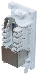 TUK SGJKKDWH Faceplate, Cat6A Outlet, TUK Euro Faceplates, 1, ABS (Acrylonitrile Butadiene Styrene) Body GTIN UPC EAN: 5055386510969