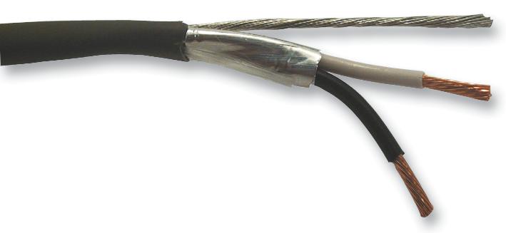 BELDEN 5100FE 008500 Multicore Cable, Security Audio, Screened, 2 Core, 14 AWG, 2.08 mm&sup2;, 498.69 ft, 152 m
