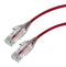 VIDEK 2994-10R Ethernet Cable, LSZH, Cat6, RJ45 Plug to RJ45 Plug, UTP (Unshielded Twisted Pair), Red, 10 m