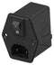 CORCOM - TE CONNECTIVITY 3HPEND1-NG Filtered IEC Power Entry Module, IEC C18, Medical, 3 A, 250 VAC, DPST, Dual 6-1609158-6