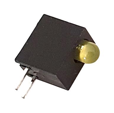 CML INNOVATIVE TECHNOLOGIES 15701003 Circuit Board Indicator, Yellow, 1 LEDs, Through Hole, T-1 (3mm), 20 mA, 35 mcd
