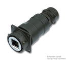 AMPHENOL SOCAPEX RJF2PEM1G In-Line Adapter, Adapter, In-Line, RJ45, RJ45, RJF Series