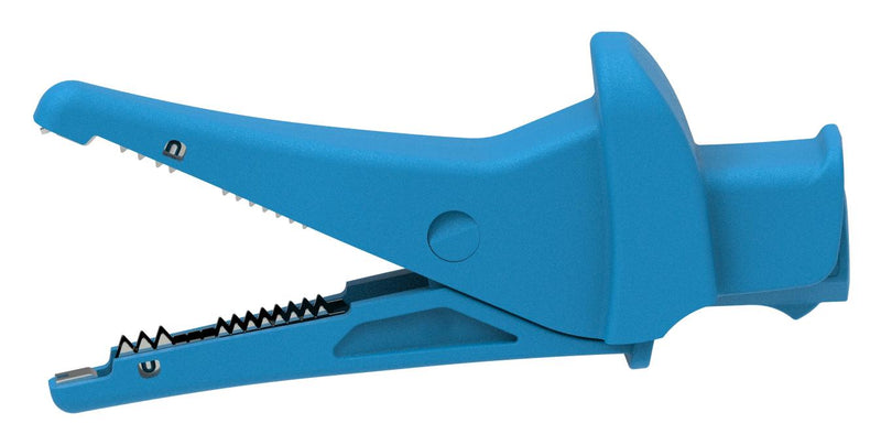 CAL TEST ELECTRONICS CT4501-6 ALLIGATOR CLIP, BLUE, 20A, 1.2"