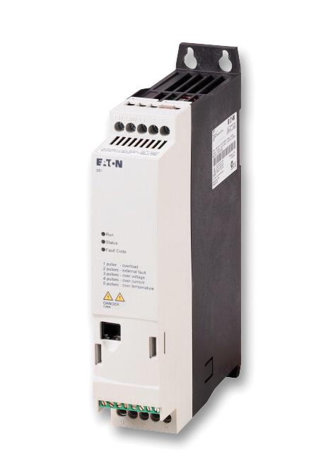 EATON MOELLER DE1-342D1FN-N20N Variable Speed Starter, PowerXL, DE1 Series, Three Phase, 750 W, 2.1 A, 400 V to 480 V