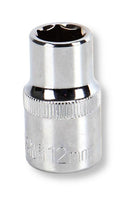 MULTICOMP PRO MP12-CRV12 Socket, Hex, 12mm, 1/2" Drive Size, Chrome Vanadium, DIN3120