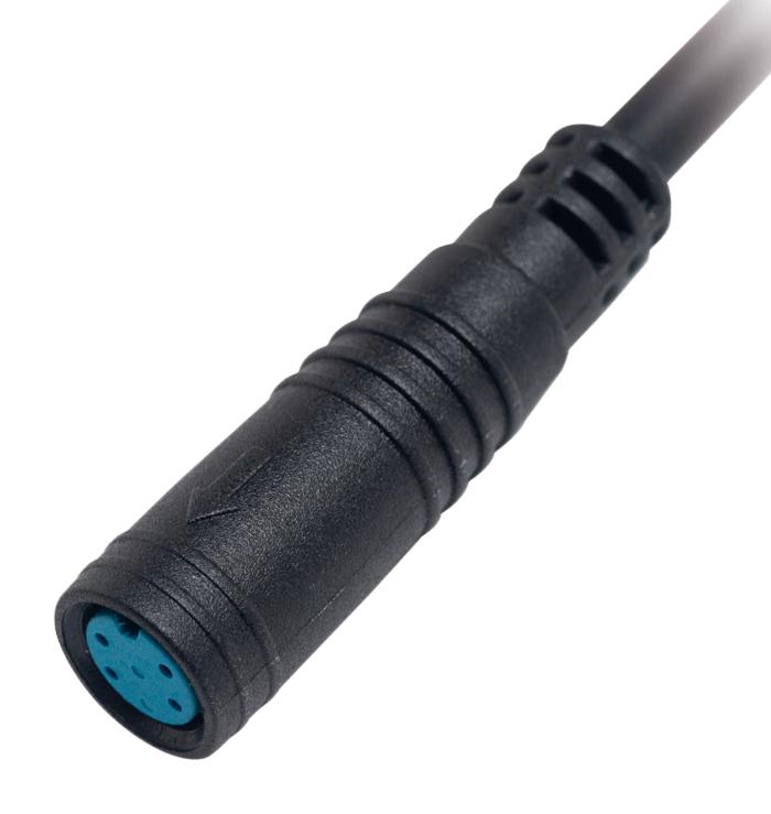 MULTICOMP PRO MP013721 Sensor Cable, IP67, 3A, PVC, Circular Receptacle, Free End, 6 Positions, 300 mm, 11.8 "
