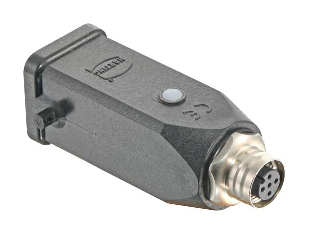 HARTING 10810071141. HEAVY DUTY CONN, PLUG, 3A SIZE, 4P, IP54
