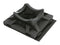 ESSENTRA COMPONENTS FTH-5A-RT-UVB-M CABLE TIE MOUNT, ADHESIVE, BLACK/NYL 6.6