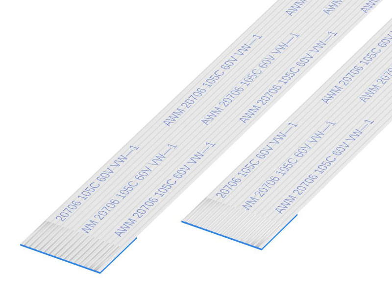 GCT 05-22-A-0030-A-4-06-4-T FFC / FPC Cable, 22 Core, 0.5 mm, Same Sided Contacts, 1.18 ", 30 mm, White