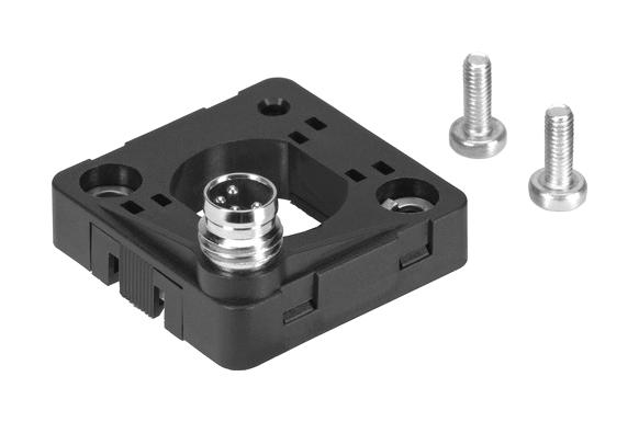 FESTO SASC-P4-A-M8-S Electrical Adapter, Polyamide Reinforced, M8 Plug, Outlet Direction to the Rear, SPAN Series Sensors 8000327