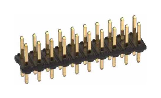 HARWIN M22-2520805 Pin Header, Board-to-Board, 2 mm, 2 Rows, 16 Contacts, Through Hole Straight, M22