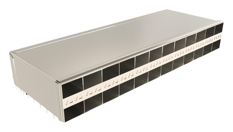 AMPHENOL COMMUNICATIONS SOLUTIONS UE864GC62010361. CONN CAGE, SFP, 24PORT, PRESS-FIT