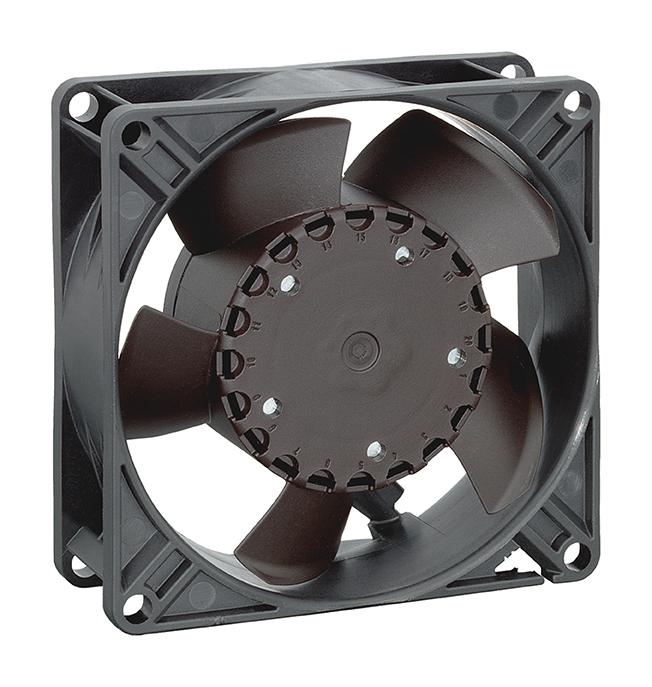 EBM-PAPST 3314NN DC Axial Fan, 24 V, Square, 92 mm, 32 mm, Ball Bearing, 47 CFM