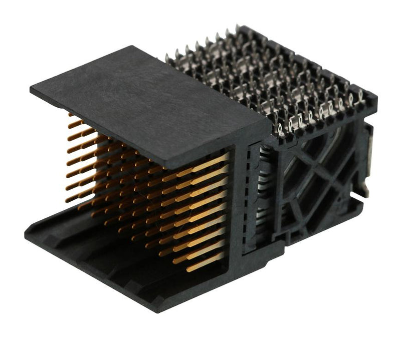 MOLEX 76410-1107 Connector, 90 Contacts, 1.9 mm, Header, Press Fit, 9 Rows