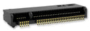 AMP - TE CONNECTIVITY 2199119-4 Card Edge Connector, Dual Side, 67 Contacts, Surface Mount, Right Angle
