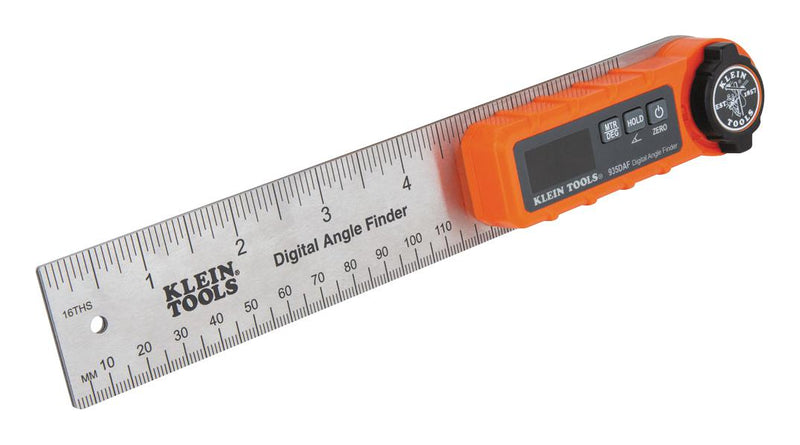 KLEIN TOOLS 935DAF Digital Angle Finder, Stainless Steel, ABS, IP54, 216 mm L x 23 mm H