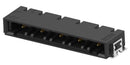 AMP - TE CONNECTIVITY 524232-E Connector, Black, ERNI VolTron 1000 Series, 5 Contacts, 6.2 mm, Header, Surface Mount Right Angle