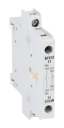 LOVATO BFX1211 Auxiliary Contact, Lovato BF00, BF09 TO BF150 Series Relay Contactors, 1NO-1NC, Side Mount, Screw
