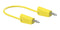 STAUBLI 64.1030-10024 Banana Test Lead, 30 VAC, 4mm Stackable Banana Plug, 4mm Stackable Banana Plug, 39.37 ", 1 m