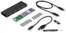 Startech SM2E1BMU31C SM2E1BMU31C Enclosure Portable USB-C to M.2 SATA/NVMe SSD 10 Gbps USB Powered