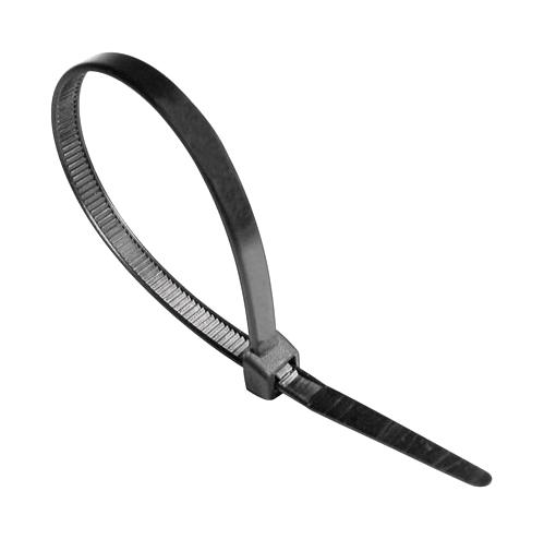 L-COM CTB-07 Cable Tie, Nylon 6.6 (Polyamide 6.6), Black, 203.2 mm, 50.8 mm, 30 lb