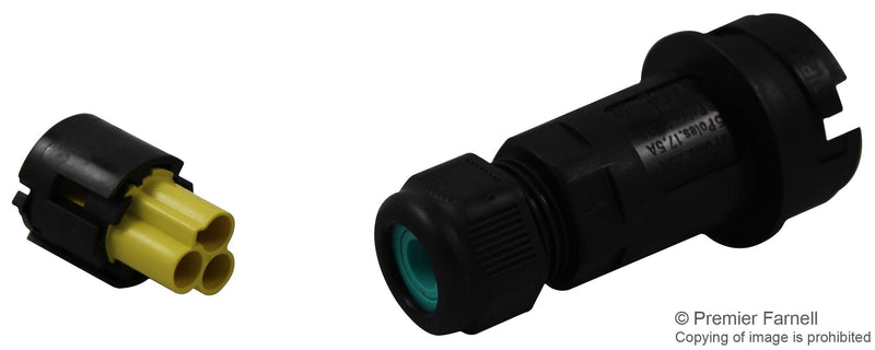 HYLEC THB.405.A2G Circular Connector, Circular Industrial, TH405 Teeplug Series, Cable Mount Plug, 2 Contacts