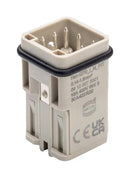 HARTING 09120075001 HEAVY DUTY INSERT, PLUG, 7POS, 10A