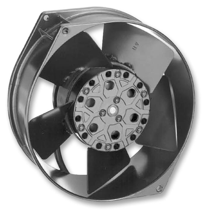 EBM-PAPST W2S130-BM15-01 AC Axial Fan, 115V, Circular, 172 mm, 55 mm, Ball Bearing, 250.1 CFM