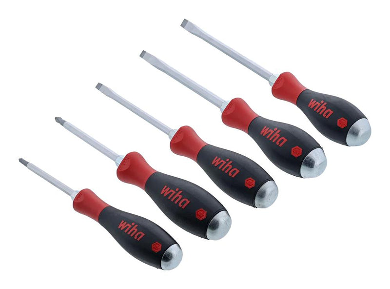 WIHA 53095 SCREWDRIVER SET, HD SLOTTED/PHILIPS, 5PC