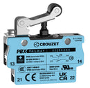 CROUZET 83252023 Microswitch, IP40, Standard, Roller Lever, SPDT-DB, Screw Clamp, 2 A