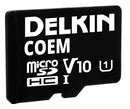 DELKIN DEVICES USDCOEM-64GB Flash Memory Card, 3D TLC, MicroSDXC Card, UHS-1, U1/U3, Class 10, V10/30, 64 GB, -25 &deg;C, 85 &deg;C