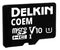 DELKIN DEVICES USDCOEM-64GB Flash Memory Card, 3D TLC, MicroSDXC Card, UHS-1, U1/U3, Class 10, V10/30, 64 GB, -25 &deg;C, 85 &deg;C