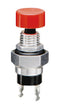 GRAYHILL 30-Mar Pushbutton Switch, 30 Series, 6.8 mm, SPST-NO, Momentary, Round Plunger, Black