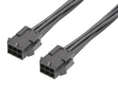 MOLEX 214757-1063 Cable Assembly, Micro-Fit 3.0 Plug to Micro-Fit 3.0 Plug, 6 Ways, 3 mm, 2 Row, 600 mm, 23.6 "