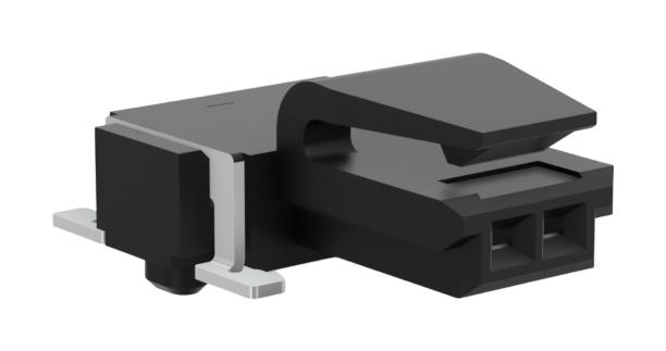 HARWIN M55-2100242R PCB Receptacle, Board-to-Board, 1.27 mm, 1 Rows, 2 Contacts, Surface Mount Right Angle