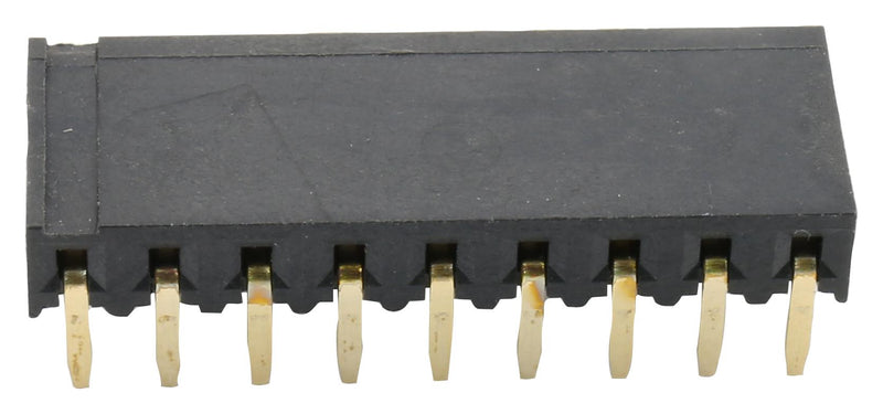MULTICOMP PRO 2212BR-07G PCB Receptacle, Board-to-Board, 2.54 mm, 1 Rows, 7 Contacts, Through Hole Mount Right Angle