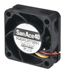 Sanyo Denki 9GA0412P7G001 9GA0412P7G001 DC Axial Fan 12 V Square 40 mm 15.2 Ball Bearing 12.7 CFM
