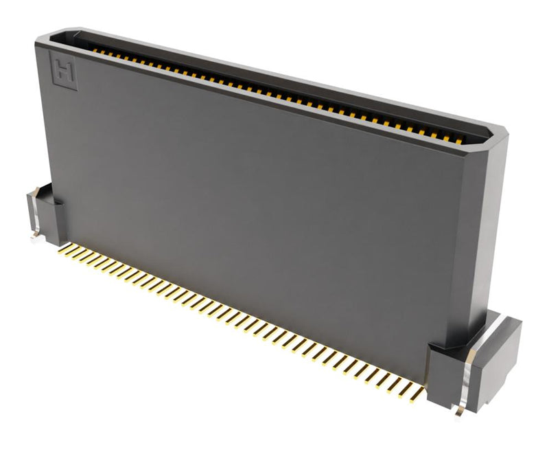 HARWIN F20-10208045R Mezzanine Connector, Receptacle, 0.635 mm, 2 Rows, 80 Contacts, Surface Mount Straight