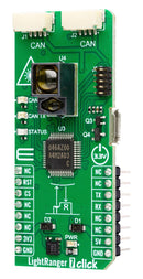 MIKROELEKTRONIKA MIKROE-5680 Add-On Board, LightRanger 7 Click, S50MV85G, 3.3V/5V in, CAN, SWD, UART, USB Interface