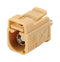 TAOGLAS FK2FIVV RF / Coaxial Connector, Code I, Beige, FAKRA Coaxial, Straight Jack, Crimp, 50 ohm, RTK031, TGC-302