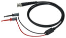 CAL TEST ELECTRONICS CT3230-100 BNC Breakout, 50 ohm Impedance, BNC Plug, Hook Clips x 2, 3.3 ft, 1 m, Black, 3 A