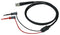 CAL TEST ELECTRONICS CT3230-100 BNC Breakout, 50 ohm Impedance, BNC Plug, Hook Clips x 2, 3.3 ft, 1 m, Black, 3 A