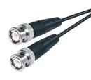 L-COM CC174-5 RF / Coaxial Cable Assembly, BNC Plug to BNC Plug, RG174/U, 50 ohm, 5 ft, 1.52 m, Black
