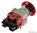 IDEC AVLW49902D-R-24V SWITCH, EMERGENCY STOP, 2NC, 600VAC