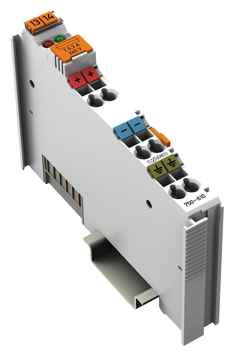 Wago 750-610 750-610 Power Supply Module 5 mA VDC DIN Rail IP20 750 Series New